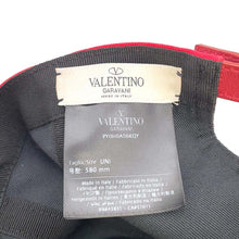 Load image into Gallery viewer, Valentino Garavani VLTN logo cap Size 58 RedPY0H0A06KQY Cotton100%
