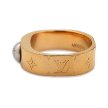 将图像加载到图库查看器中，LOUIS VUITTON Ring Nanogram Size S Gold M00210 Metal
