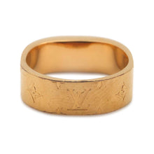 将图像加载到图库查看器中，LOUIS VUITTON Ring Nanogram Size S Gold M00210 Metal
