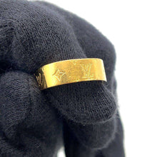 将图像加载到图库查看器中，LOUIS VUITTON Ring Nanogram Size S Gold M00210 Metal
