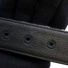 将图像加载到图库查看器中，Dior Oblique Belt Size 96.5 Navy Canvas Leather
