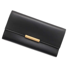 将图像加载到图库查看器中，Bottega Veneta Long Wallet Black 578751 Leather
