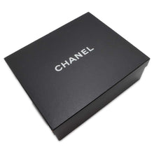 将图像加载到图库查看器中，CHANEL Lace up shoes Black/Gray Patent Leather Leather Size 37
