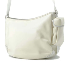 Load image into Gallery viewer, Dior Sacai collaboration saddle soft bag White 1ADHO029USG Nylon Leather
