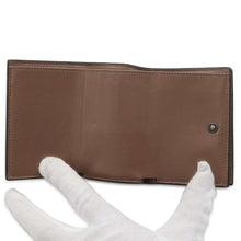 将图像加载到图库查看器中，BALENCIAGA Neo Classic Compact Wallet Brown 640107 Leather
