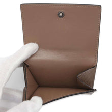 将图像加载到图库查看器中，BALENCIAGA Neo Classic Compact Wallet Brown 640107 Leather
