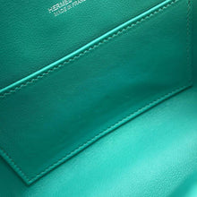 Load image into Gallery viewer, HERMES mini kelly picnic Vert Verone Swift Leather Willow
