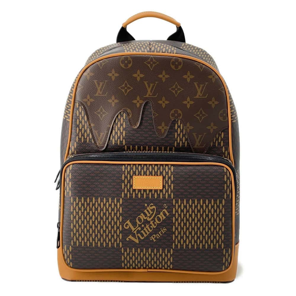 LOUIS VUITTON Canvas・Backpack NIGOCollaboration Noir N40380 Damier Ebene Canvas Giant Monogram