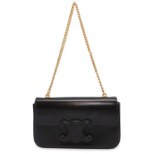 Load image into Gallery viewer, CELINE Cuir Triomphe ChainShoulder Black 199243BF4 Calf Leather
