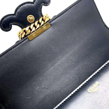 Load image into Gallery viewer, CELINE Cuir Triomphe ChainShoulder Black 199243BF4 Calf Leather
