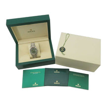 将图像加载到图库查看器中，ROLEX Datejust W36mm Stainless Steel K18WG Olive Green  Dial 126234G
