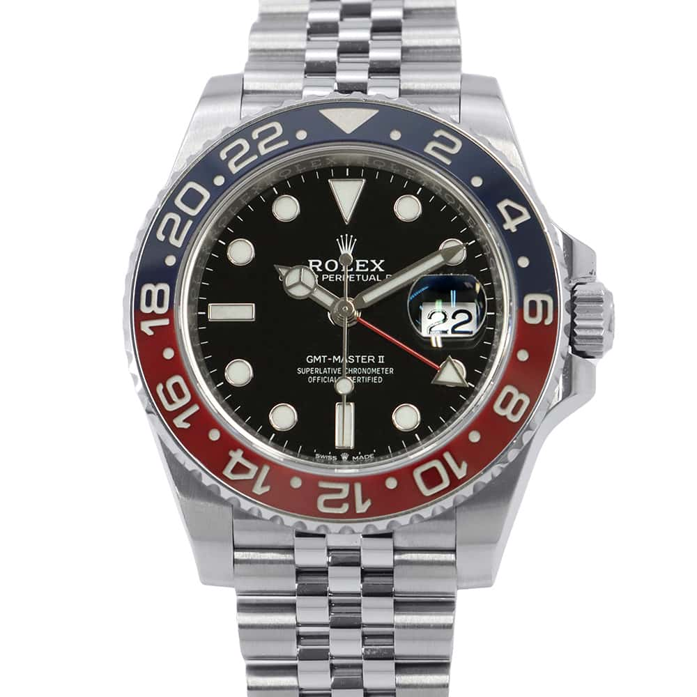 ROLEX GMT MasterⅡ W40mm Stainless Steel Black Dial 126710BLRO