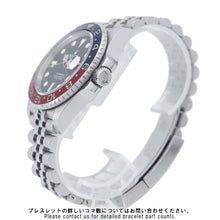 将图像加载到图库查看器中，ROLEX GMT MasterⅡ W40mm Stainless Steel Black Dial 126710BLRO
