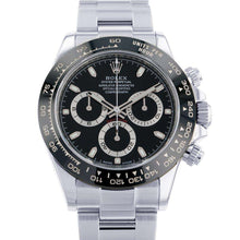 将图像加载到图库查看器中，ROLEX Cosmograph Daytona W40mm Stainless Steel Black Dial 116500LN
