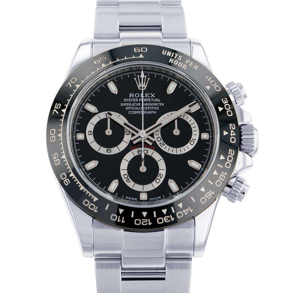 ROLEX Cosmograph Daytona W40mm Stainless Steel Black Dial 116500LN