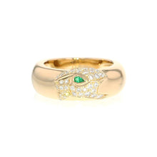 Load image into Gallery viewer, CARTIER PANTHERE1925 Ring Size 52/#12 18K Yellow Gold
