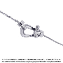 将图像加载到图库查看器中，FRED Force 10 Necklace Half Diamond Size Medium 7B0238 18K White Gold
