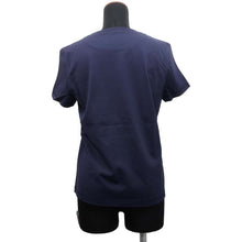 Load image into Gallery viewer, HERMES Embroidered H logo pocket T-shirt Size 38 Navy Cotton100%
