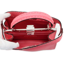 将图像加载到图库查看器中，FENDI Selleria Peekaboo Icy You Pink 8BN327 Leather Size Small
