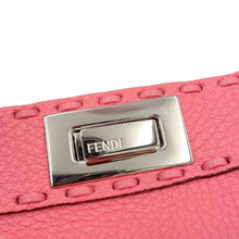 将图像加载到图库查看器中，FENDI Selleria Peekaboo Icy You Pink 8BN327 Leather Size Small
