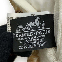 将图像加载到图库查看器中，HERMES Cushion HRiviera Sable Wool 90% Cashmere10%
