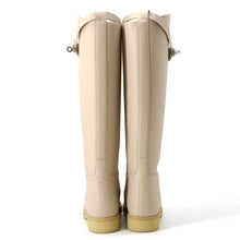 将图像加载到图库查看器中，HERMES Faustin short boots Beige Calf Leather Size 35
