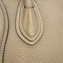 将图像加载到图库查看器中，CELINE Luggage Shopper 2WAY Shoulder Bag Suri 189243 Calf Leather Size Nano
