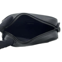 将图像加载到图库查看器中，BALENCIAGA BBMonogram Shoulder Bag Black 702701 Leather
