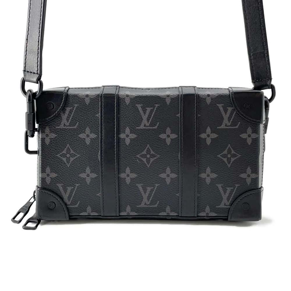 LOUIS VUITTON Soft Trunk / Wallet Noir M69838 Monogram Eclipse