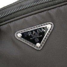 将图像加载到图库查看器中，PRADA Shoulder Bag Black 2VH128 Nylon Leather
