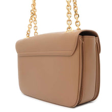 Load image into Gallery viewer, CELINE CMedium ChainShoulder Bag Light Camel 187253 Calf Leather
