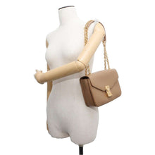 Load image into Gallery viewer, CELINE CMedium ChainShoulder Bag Light Camel 187253 Calf Leather
