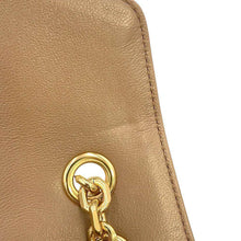 Load image into Gallery viewer, CELINE CMedium ChainShoulder Bag Light Camel 187253 Calf Leather
