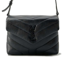 Load image into Gallery viewer, SAINT LAURENT PARIS Loulou Toy Shoulder Bag Black 467072 Leather
