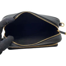 Load image into Gallery viewer, Dior Karo Double Pouch Shoulder Bag Black S7431UBAE Leather
