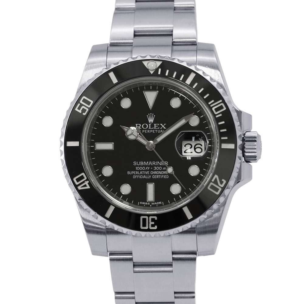 ROLEX Submariner Date W40mm Stainless Steel Black Dial 116610LN