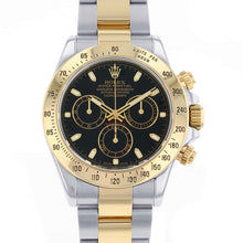 将图像加载到图库查看器中，ROLEX Cosmograph Daytona W40mm Stainless Steel K18YG Black Dial116523
