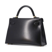 Load image into Gallery viewer, HERMES Mini Kelly Do Black Box Calf Leather
