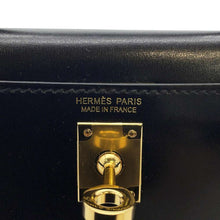 Load image into Gallery viewer, HERMES Mini Kelly Do Black Box Calf Leather
