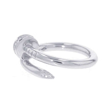 将图像加载到图库查看器中，CARTIER Juste Un Clou Ring Size 53/#13B4092753 18K White Gold
