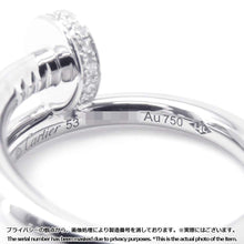 Load image into Gallery viewer, CARTIER Juste Un Clou Ring Size 53/#13B4092753 18K White Gold
