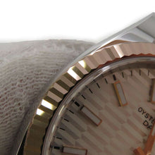 将图像加载到图库查看器中，ROLEX Datejust W36mm Stainless Steel K18PG Silver fluted motif Dial 126231
