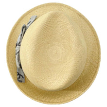 Load image into Gallery viewer, CHANEL CC Logo Ribbon Straw Hat Size M Beige/Gray Straw Cotton
