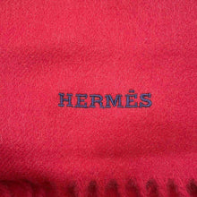 Load image into Gallery viewer, HERMES Scarf Odyssey IMPRIME HERMES ODYSEE Red Cashmere100%
