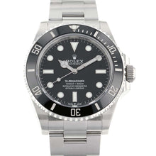 将图像加载到图库查看器中，ROLEX Submariner No-Date W41mm Stainless Steel Black Dial124060
