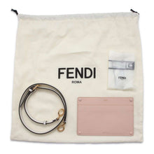 将图像加载到图库查看器中，FENDI Peekaboo ISeeU Antonio Lopez White/Brown/Beige 8BN321 Leather suede Size Medium
