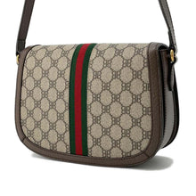 将图像加载到图库查看器中，BALENCIAGA GUCCI Collaboration The Hacker Project Shoulder Bag Beige/Brown 680121 PVC Leather
