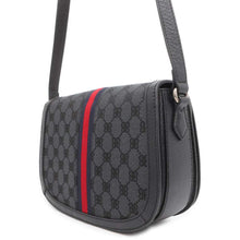 将图像加载到图库查看器中，BALENCIAGA Gucci Collaboration The Hacker Project Shoulder Bag Black 680121 Canvas Leather
