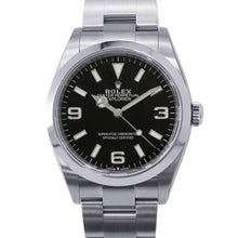 将图像加载到图库查看器中，ROLEX Explorer I W36mm Stainless Steel Black Dial 124270
