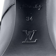 将图像加载到图库查看器中，LOUIS VUITTON Star Trail・Line Pumps High heels Noir Calf Leather Monogram Size 34
